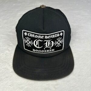 Vintage Chrome Hearts Honolulu Exclusive Trucker Hat Snapback Made in USA